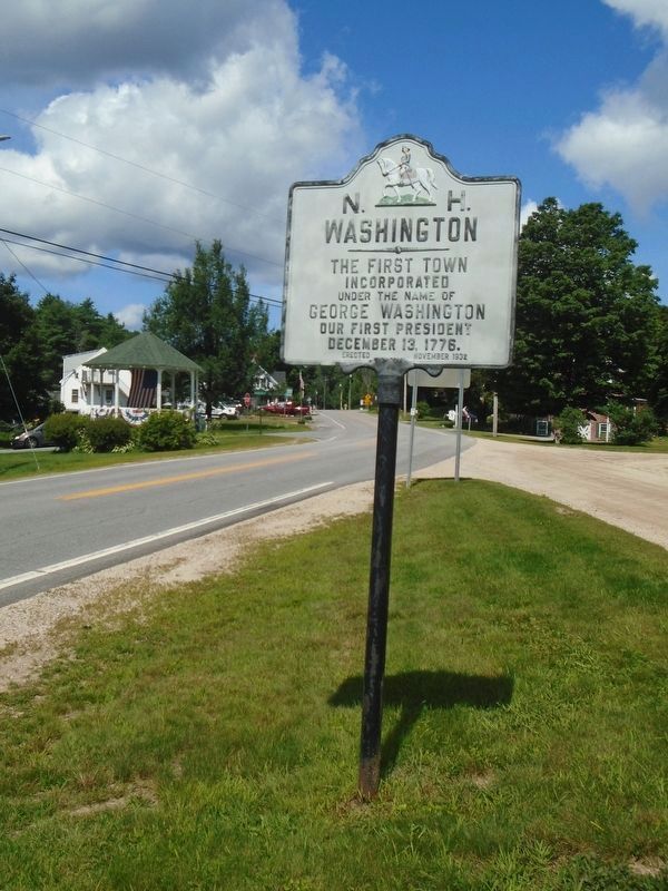 Washington NH Marker. Click for full size. Washington NH Marker image. Click for full size.