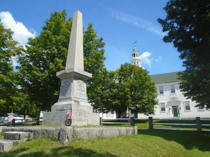 Washington NH Civil War Memorial. Click for full size. Washington NH Civil War Memorial image. Click for full size.
