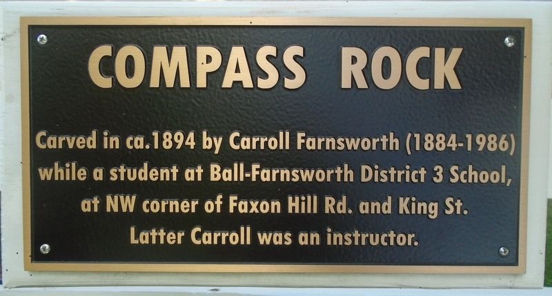 Compass Rock Marker image. Click for full size.
