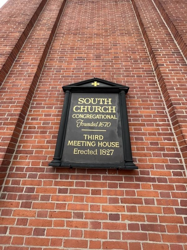 Second Church of Christ Marker image. Click for full size.