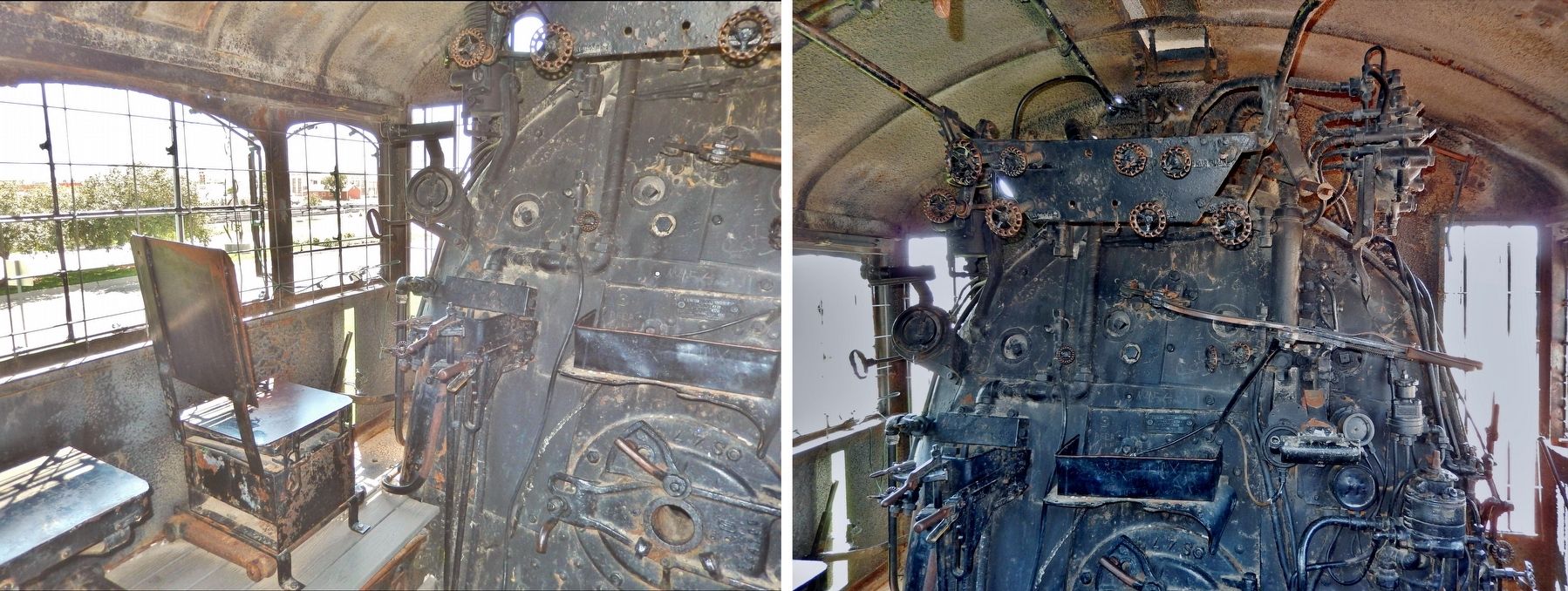 Engine No. 1139 Cab, Seat & Firebox image. Click for full size.