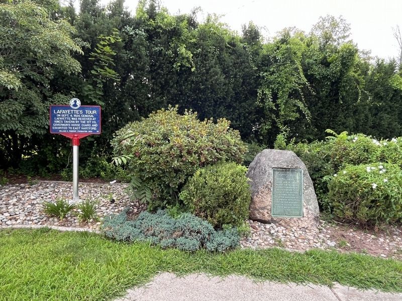 Lafayette's Tour Marker. Click for full size. Lafayette's Tour Marker image. Click for full size.