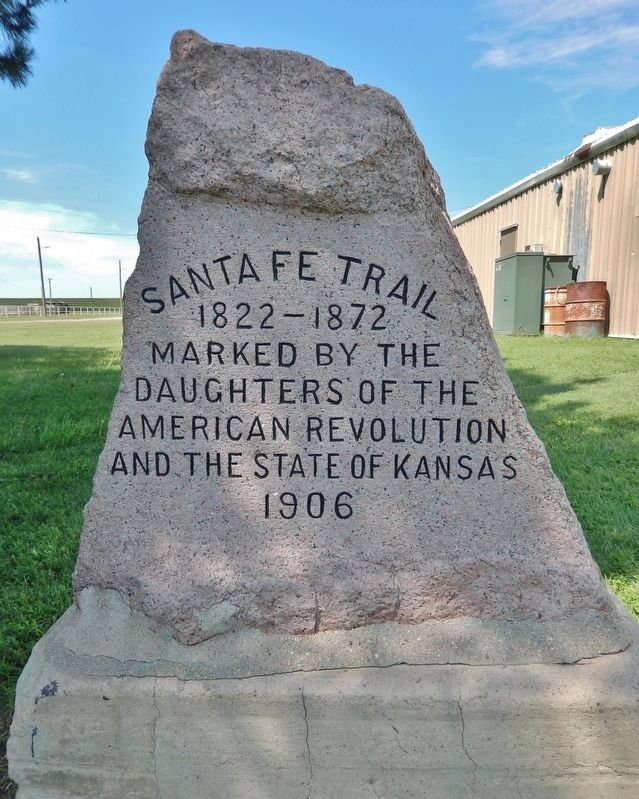 Santa Fe Trail Marker. Click for full size. Santa Fe Trail Marker image. Click for full size.