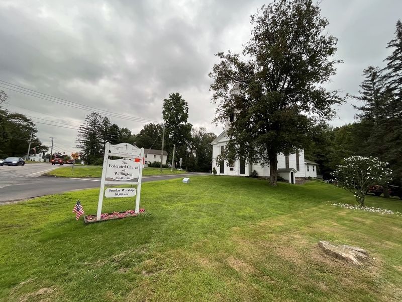The Federated Church of Willington Marker. Click for full size. The Federated Church of Willington Marker image. Click for full size.