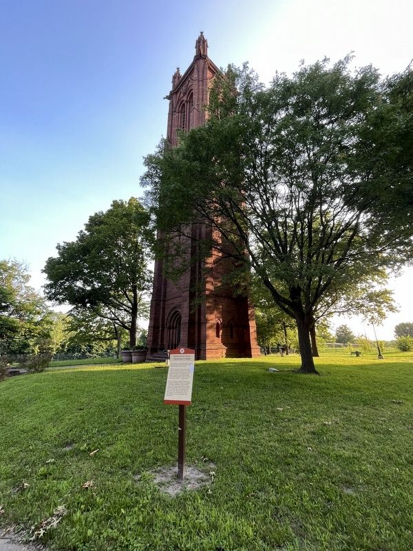 History of the Tower Marker image. Click for full size.