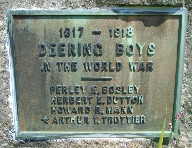 World War Memorial Marker image. Click for full size.
