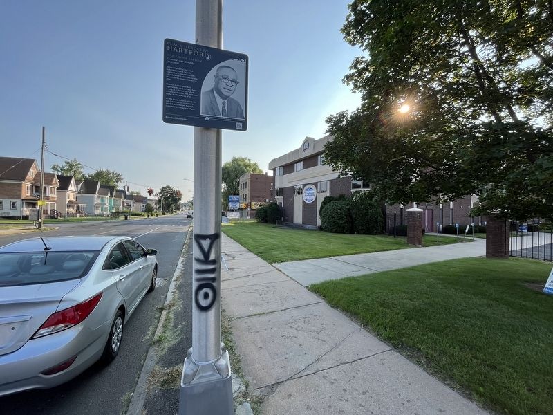 Black Heroes in Hartford: Judge Boce Barlow Marker. Click for full size. Black Heroes in Hartford: Judge Boce Barlow Marker image. Click for full size.