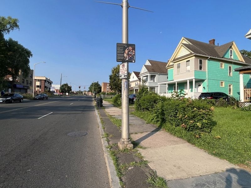 Black Heroes in Hartford: Marcus Camby Marker. Click for full size. Black Heroes in Hartford: Marcus Camby Marker image. Click for full size.