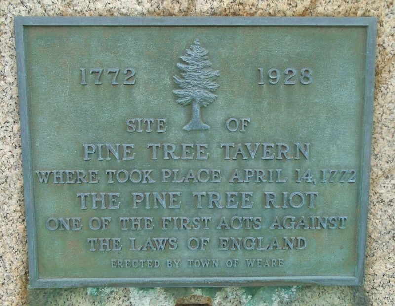 Site of Pine Tree Tavern Marker image. Click for full size.