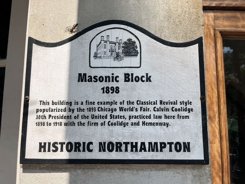 Masonic Block Marker image. Click for full size.
