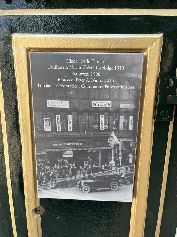Town Clock Marker image. Click for full size.