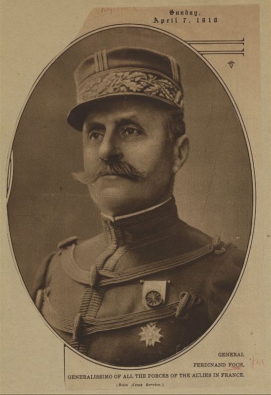 General Ferdinand Foch image. Click for full size.