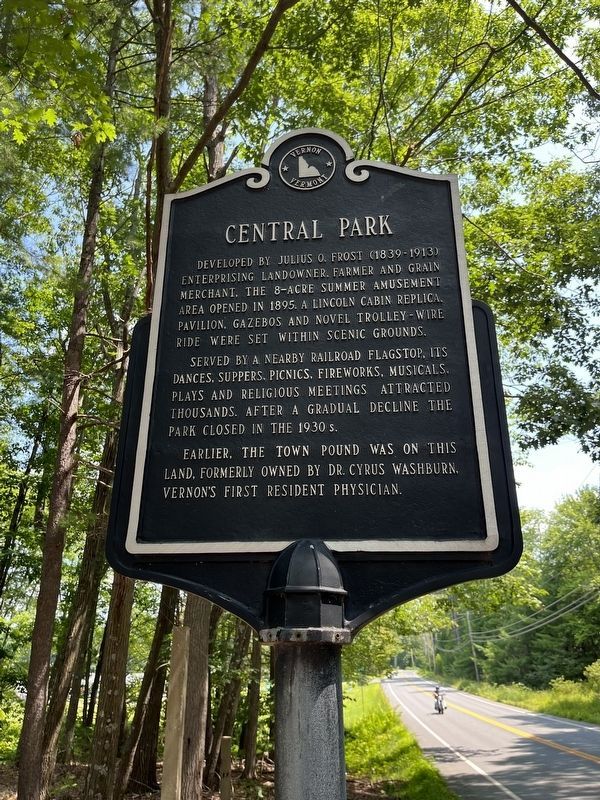 Central Park Marker image. Click for full size.