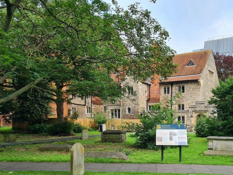 The Hospitium and Marker image. Click for full size.