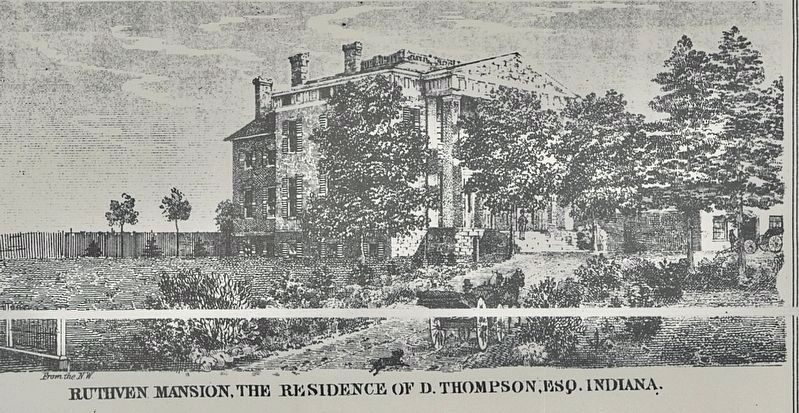 Illustration of Ruthven Park Mansion, 1863 image. Click for full size.