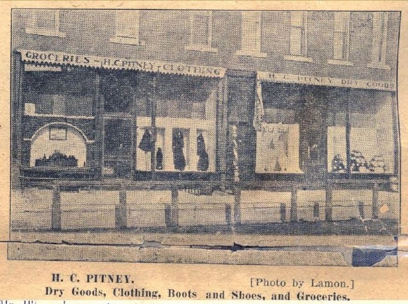 H.C. Pitney Storefronts image. Click for full size.