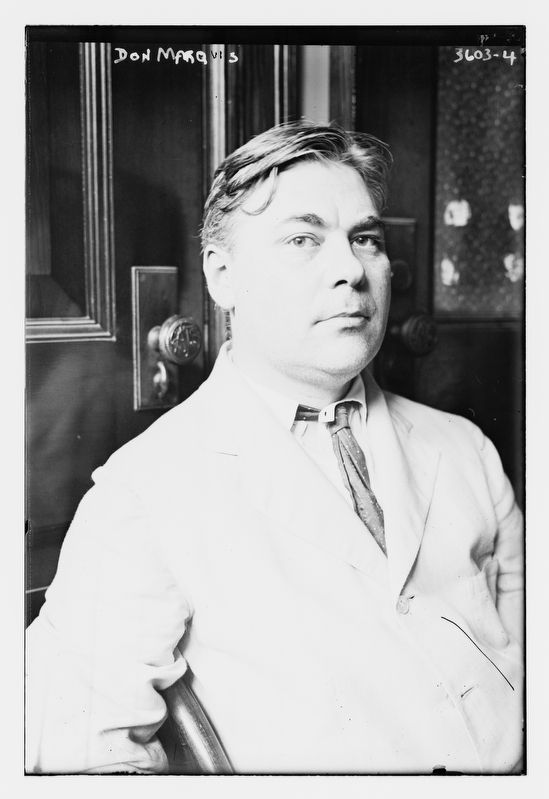 Donald Robert Perry Marquis (1878-1937). Click for full size. Donald Robert Perry Marquis (1878-1937) image. Click for full size.