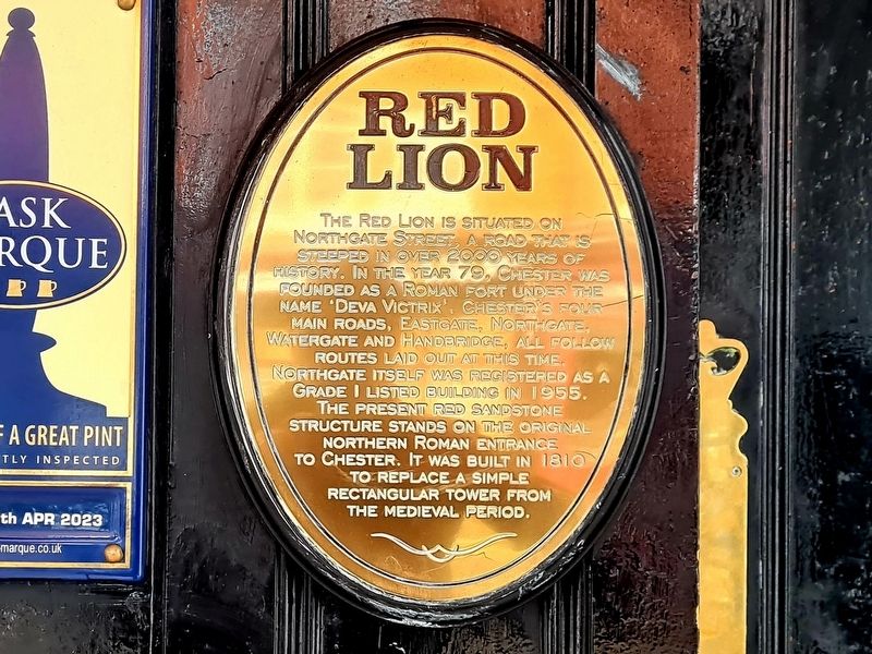 Red Lion Marker. Click for full size. Red Lion Marker image. Click for full size.