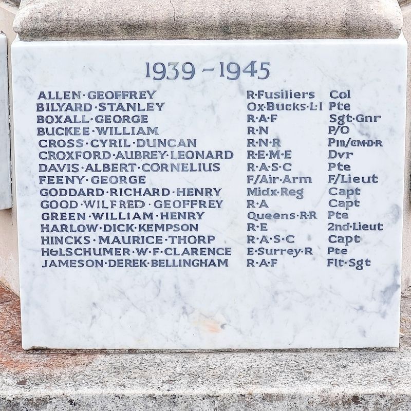 Datchet War Memorial. Click for full size. Datchet War Memorial image. Click for full size.