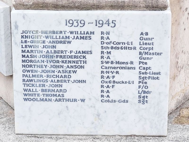 Datchet War Memorial. Click for full size. Datchet War Memorial image. Click for full size.