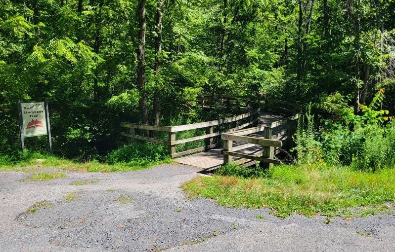 Trailhead for the Massanutten<br>Storybook Trail. Click for full size. Trailhead for the Massanutten<br>Storybook Trail image. Click for full size.