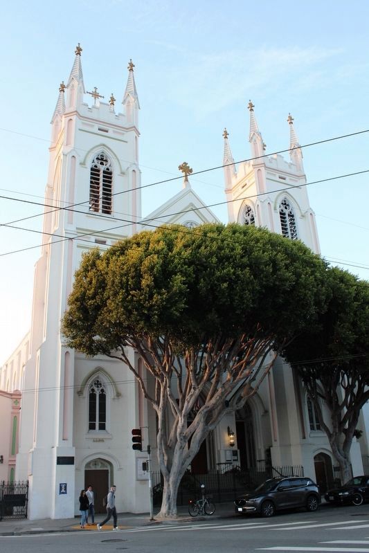 St. Francis of Assisi Church and Marker image. Click for full size.