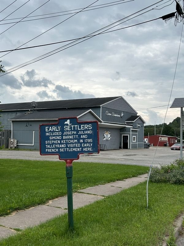 Early Settlers Marker image. Click for full size.