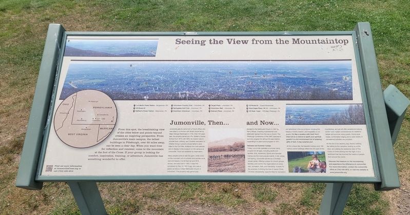 Seeing the View from the Mountaintop Marker image. Click for full size.