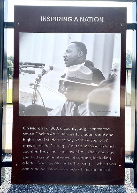 Inspiring a Nation Marker image. Click for full size.
