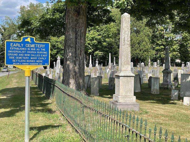 Early Cemetery Marker image. Click for full size.