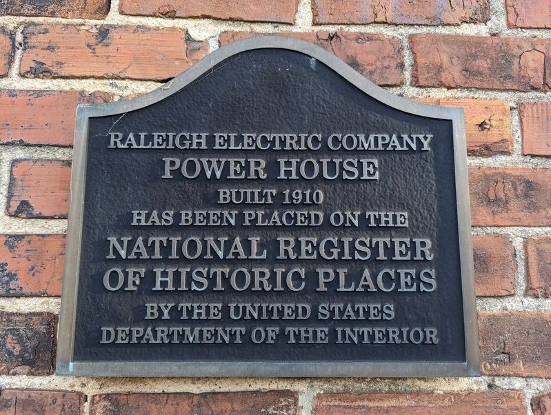 Raleigh Electric Company Marker image. Click for full size.