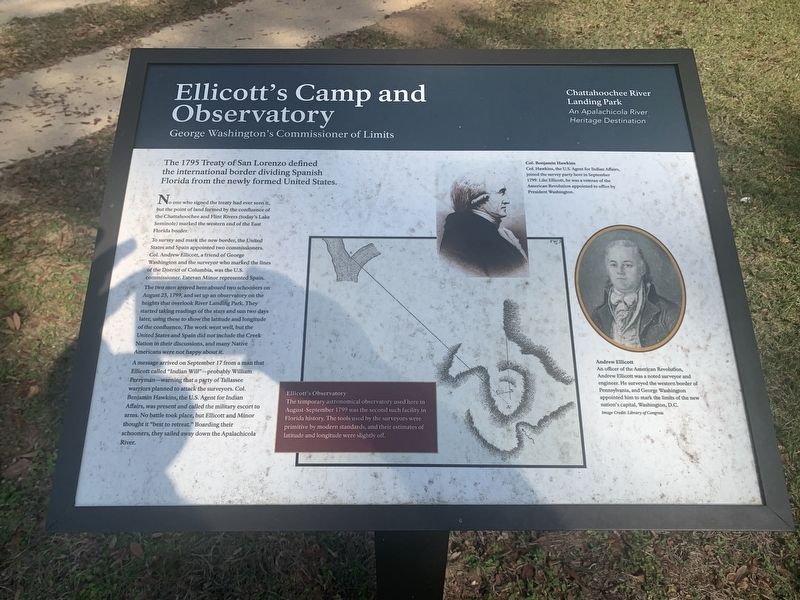 Ellicott's Camp and Observatory Marker image. Click for full size.