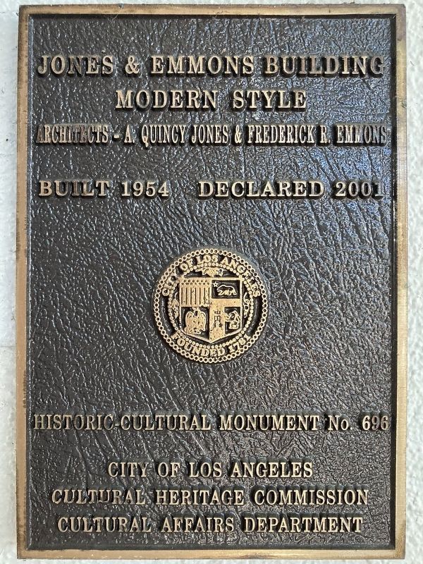 Jones & Emmons Building Marker image. Click for full size.