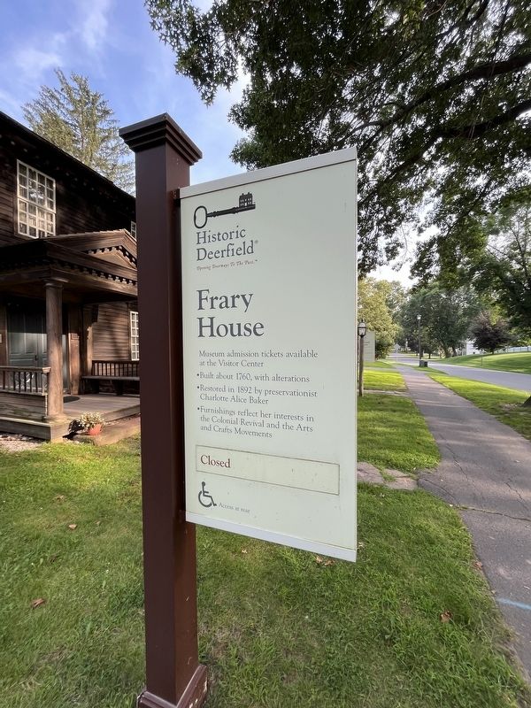 Frary House Marker image. Click for full size.