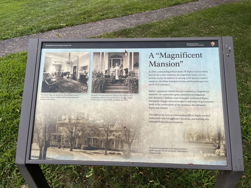 A "Magnificent Mansion" Marker image. Click for full size.