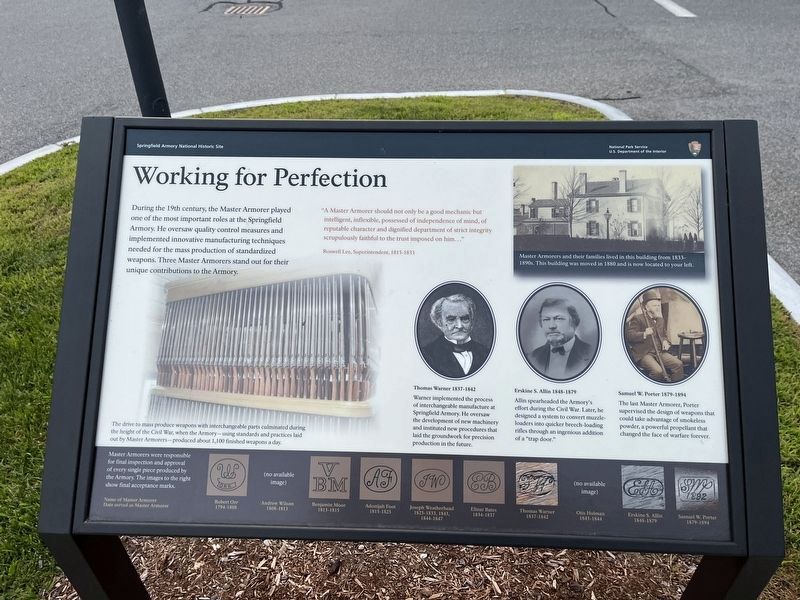 Working for Perfection Marker image. Click for full size.