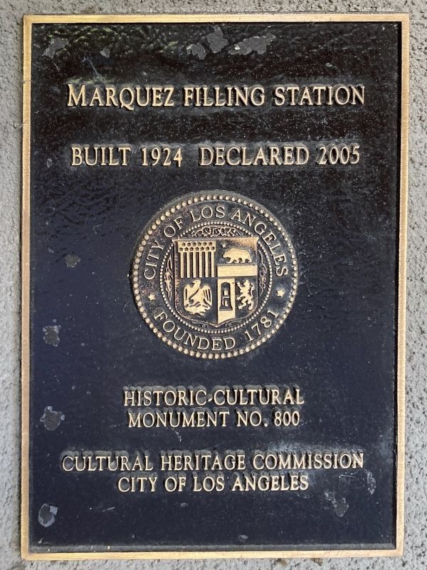 Marquez Filling Station Marker image. Click for full size.