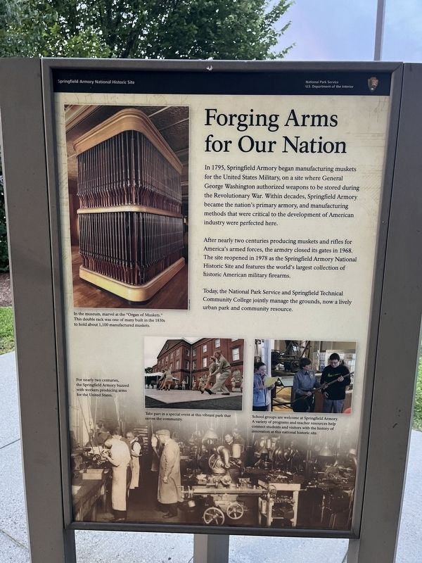 Forging Arms for Our Nation Marker image. Click for full size.