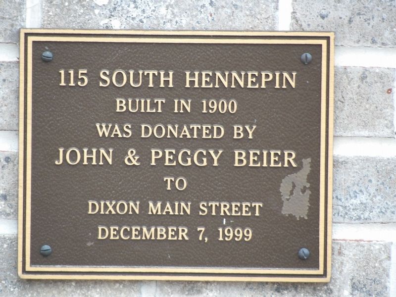 115 South Hennepin Marker image. Click for full size.