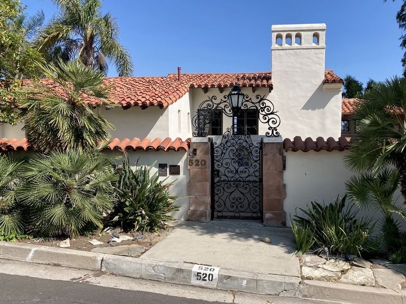 Villa Aurora and Markers. Click for full size. Villa Aurora and Markers image. Click for full size.