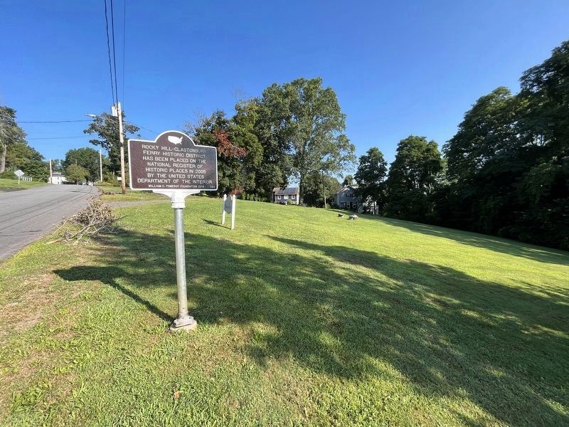 Rocky Hill-Glastonbury Ferry Historic District Marker image. Click for more information.