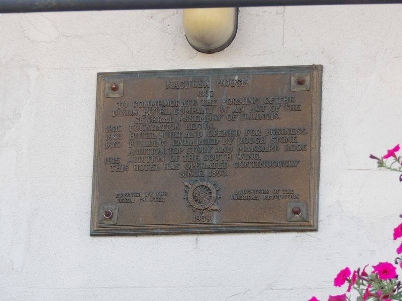 Nachusa House Marker. Click for full size. Nachusa House Marker image. Click for full size.
