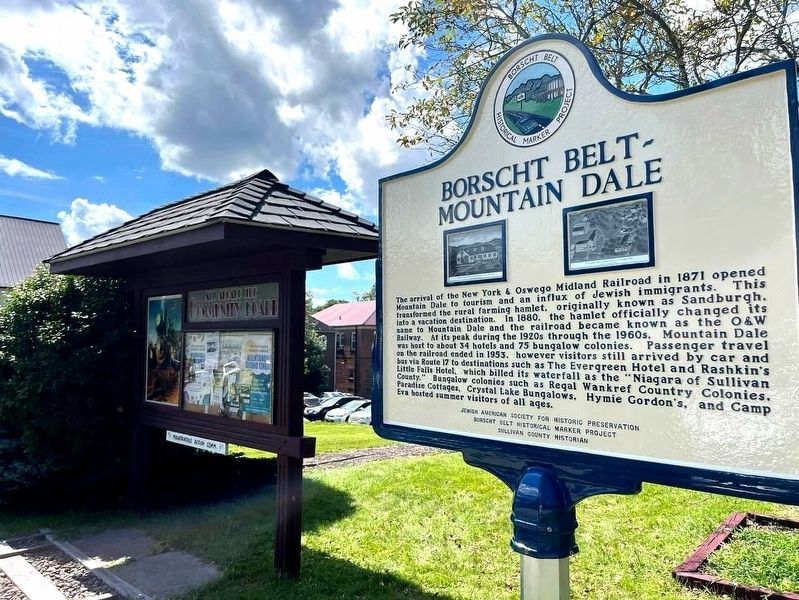 Borscht Belt - Mountain Dale Marker image. Click for full size.