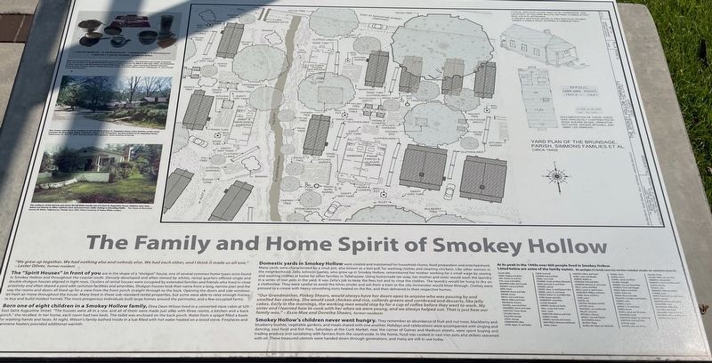 The Family and Home Spirit of Smokey Hollow Marker image. Click for full size.