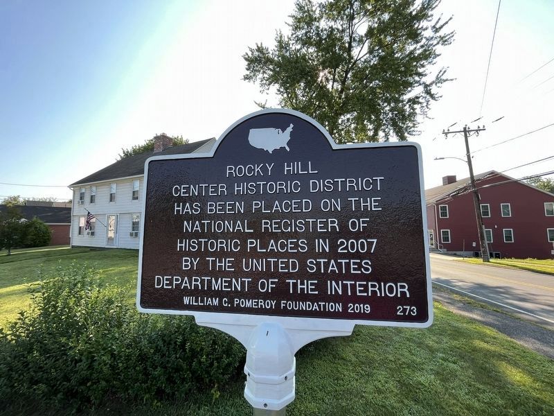 Rocky Hill Center Historic District Marker image. Click for more information.
