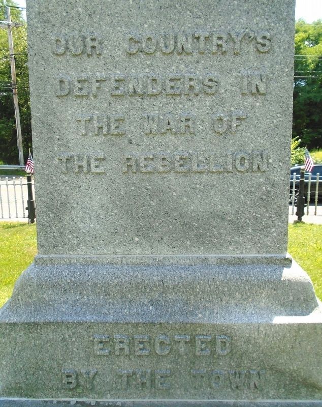 Civil War Memorial Dedication. Click for full size. Civil War Memorial Dedication image. Click for full size.