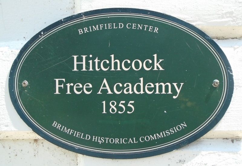 Hitchcock Free Academy Marker image. Click for full size.