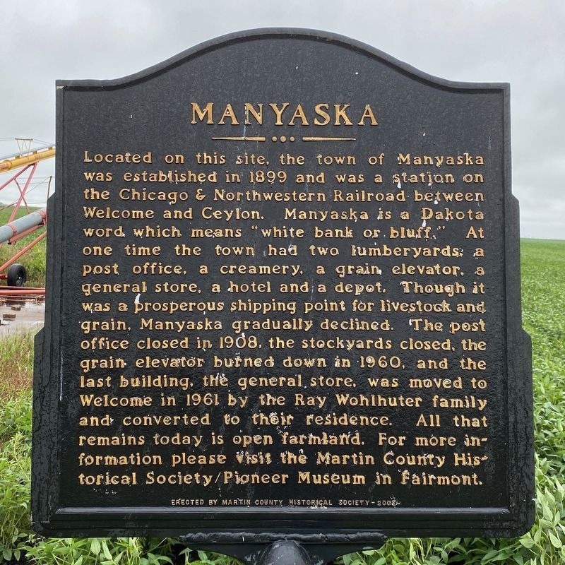 Manyaska Marker image. Click for full size.