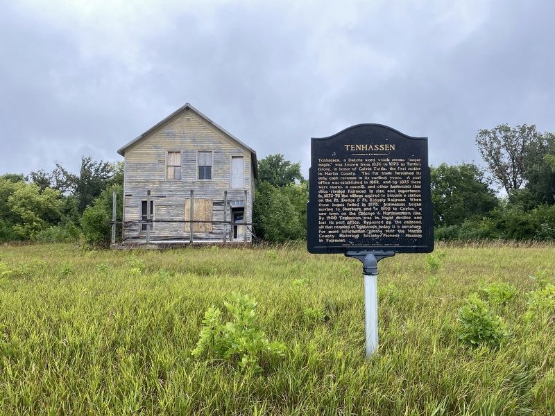 Tenhassen Marker, from the south image. Click for full size.