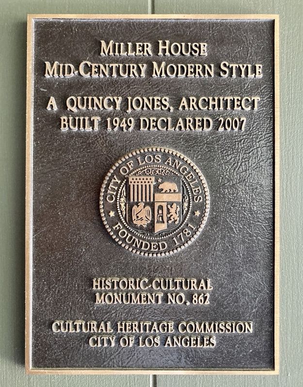 Miller House Marker. Click for full size. Miller House Marker image. Click for full size.